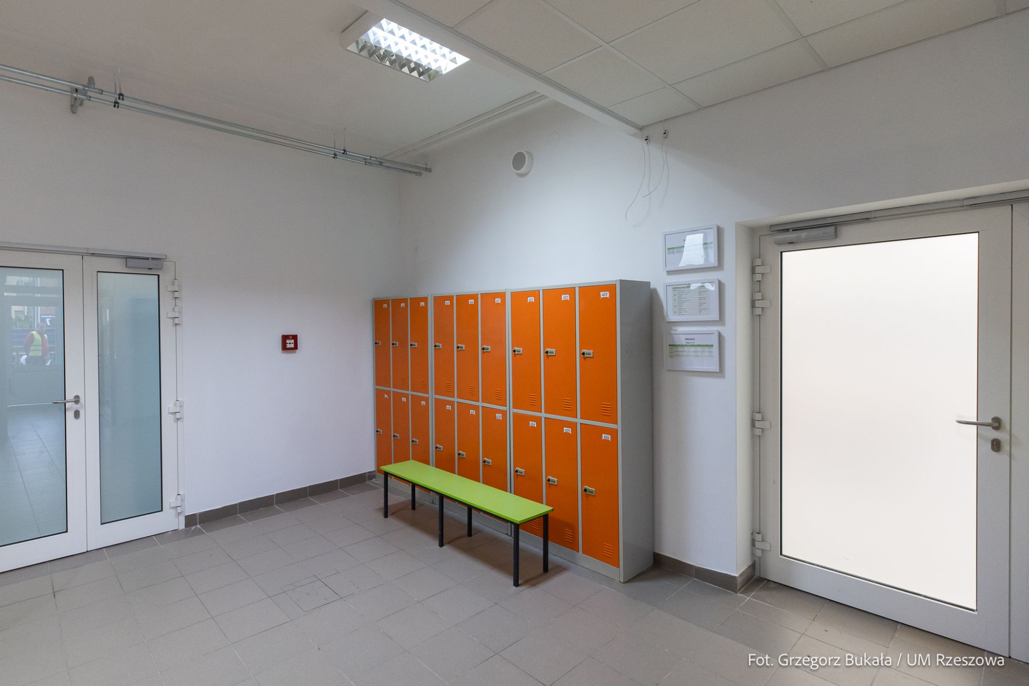 zdjęcie z terenu budowy rzeszowskiej szkoły Podstawowej nr 21 przy ul. Miodowej, fot. Grzegorz Bukała, Urząd Miasta Rzeszowa